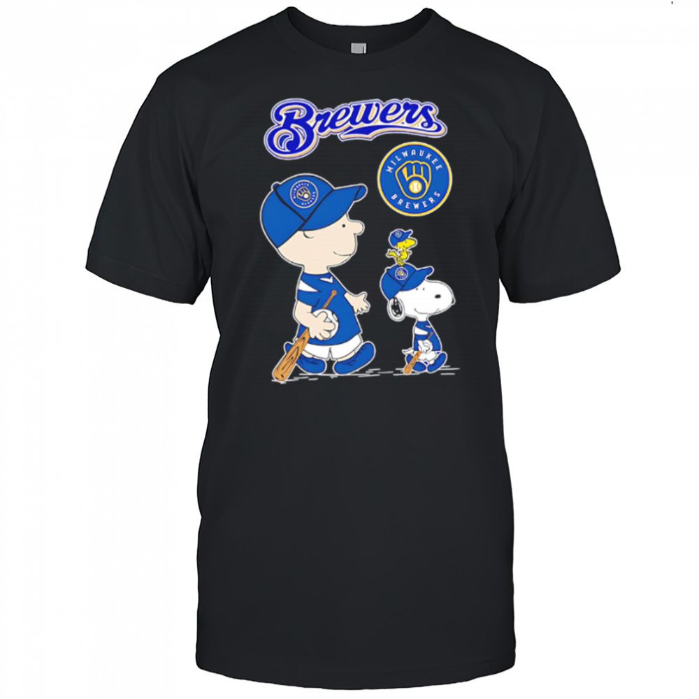 Milwaukee Brewers x Peanuts Snoopy Charlie Brown 2025 shirt