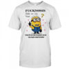 Minion middle finger Fucknosis a trance-like State where you pretend to care shirt