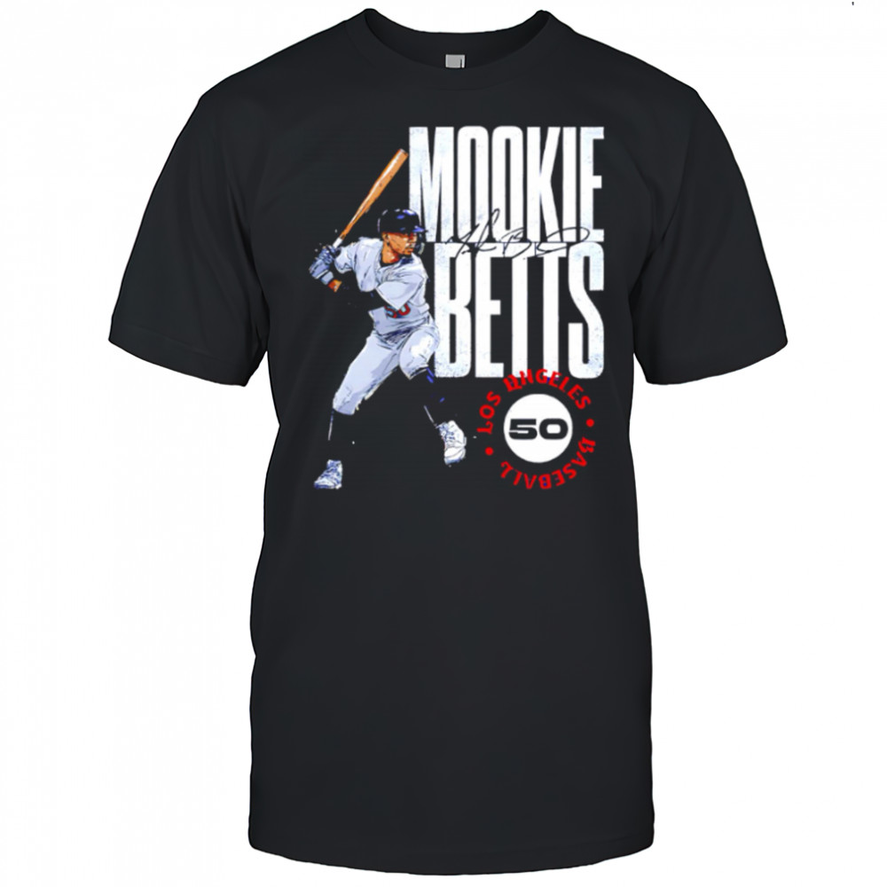 Mookie Betts Los Angeles Dodgers Stamp signature player shirt