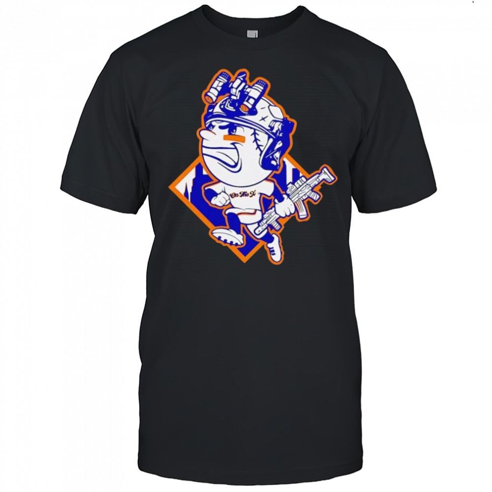Mr Met on the X shirt