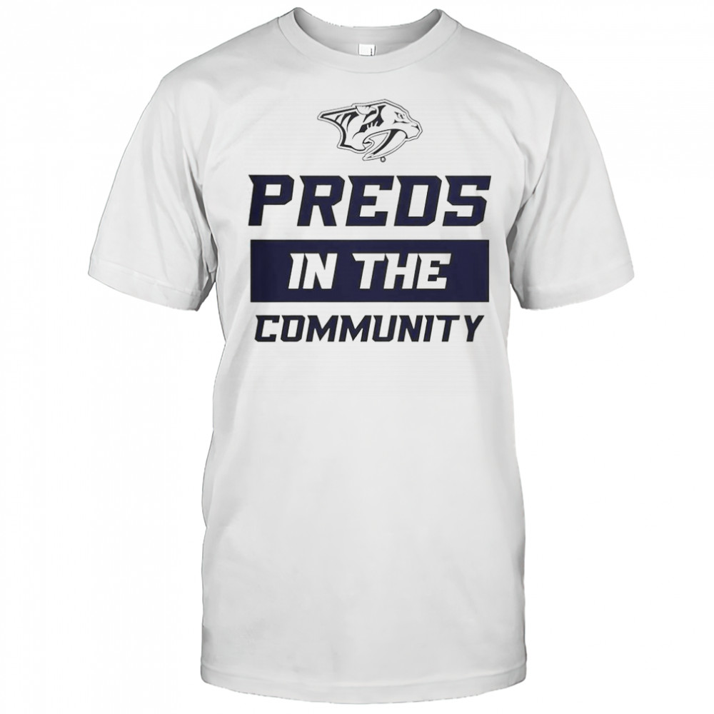 Nashville Predators Preds In The Community T-Shirt