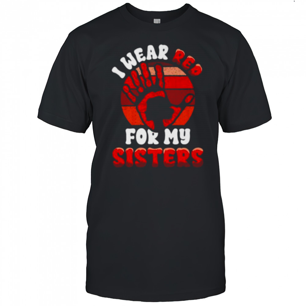 Native American Stop MMIW Wear Red Stolen Sisters Indigenous Shirt