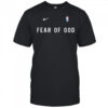 NBA fear of God logo shirt