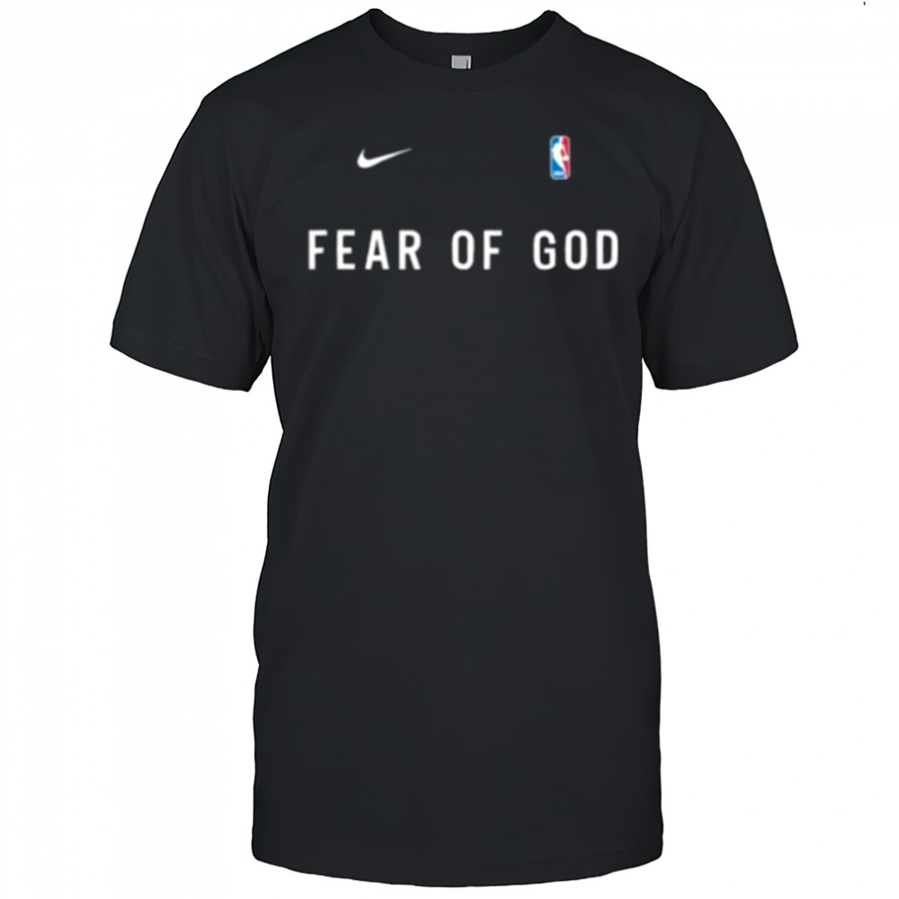 NBA fear of God logo shirt