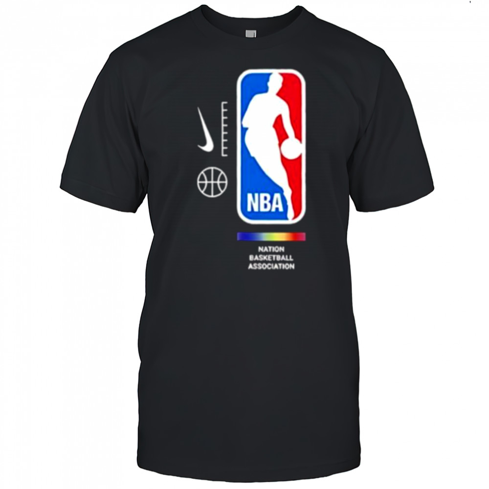 NBA Nation Basketball Association pride logo shirt
