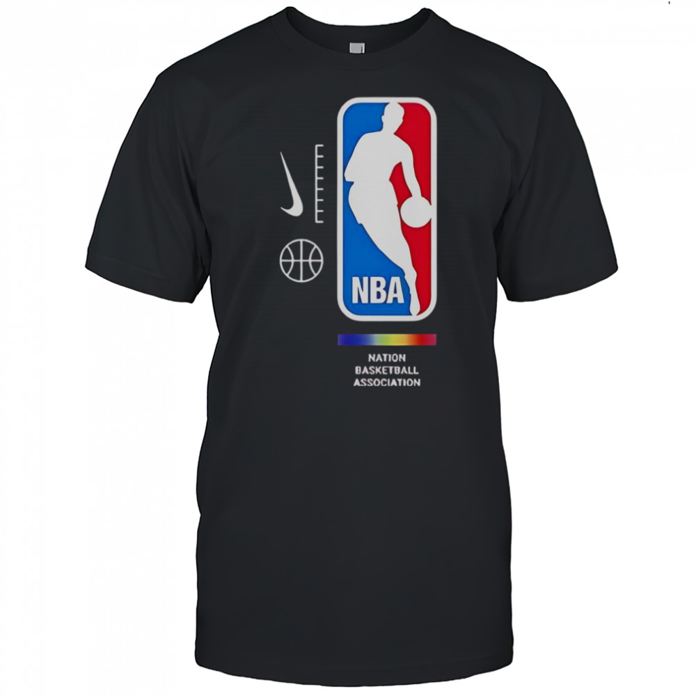 NBA Nation Basketball Association Pride Logo T-Shirt