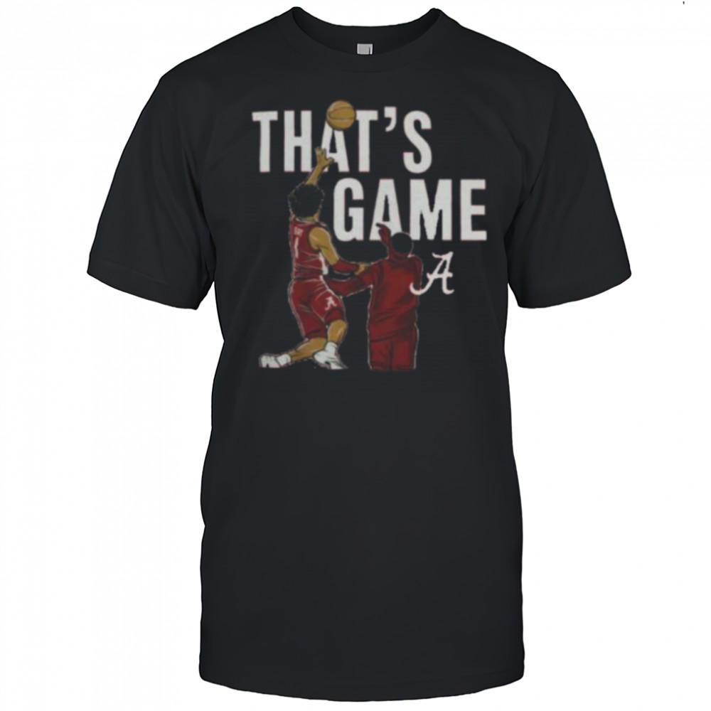 NCAA Alabama Basketball Mark Sears That’s Game Shirt