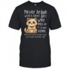 Never Argue With A Short Girl Who Has An A In Her Name Cat Shirt