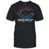 Never give up fight cancer in all colors Chicago Bears shirt