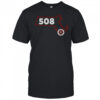 New England Revolution 508 Area Code State shirt