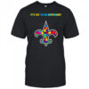 New Orleans Saints Autism awareness It’s ok to be different Shirt