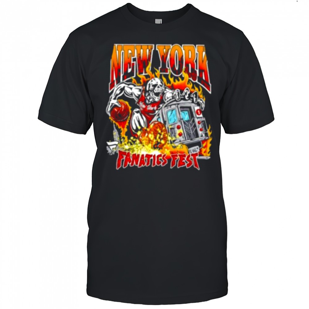New York Fanatics Fest player skeleton shirt