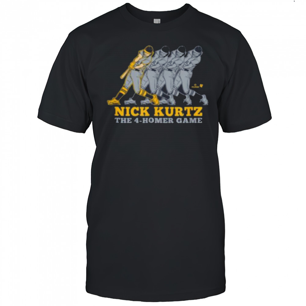 Nick Kurtz Four Home Run Game Oakland Baseball Shirt
