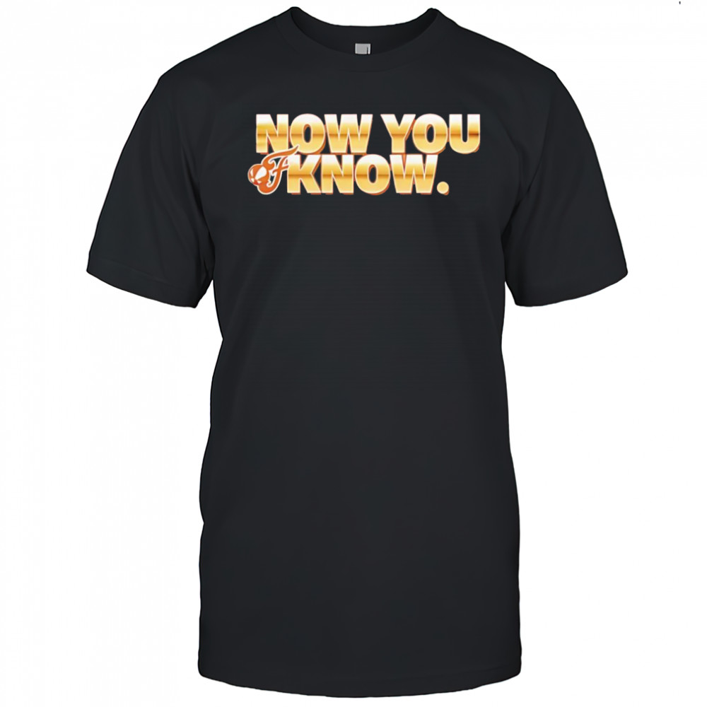 Now you know Indiana Fever shirt