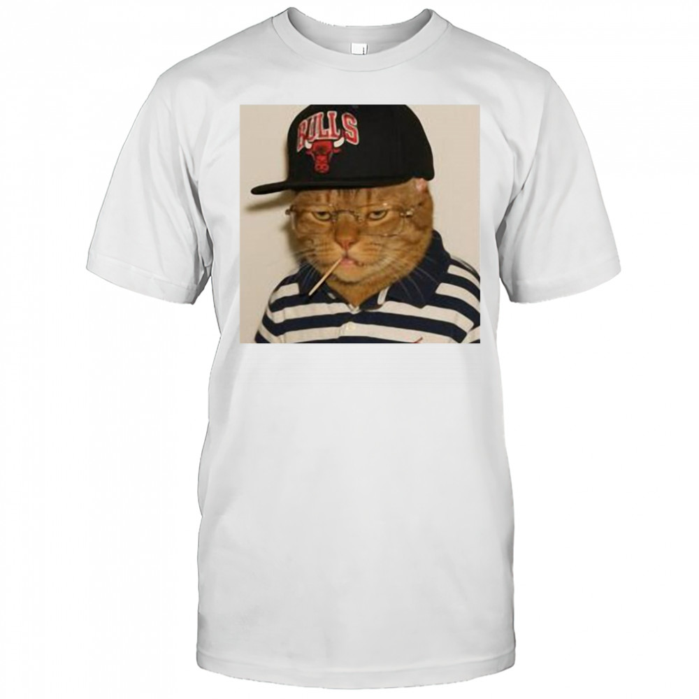 Numanuk Cat With Bulls Hat T-Shirt