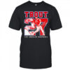 Number and Portrait Mike Trout Los Angeles shirt
