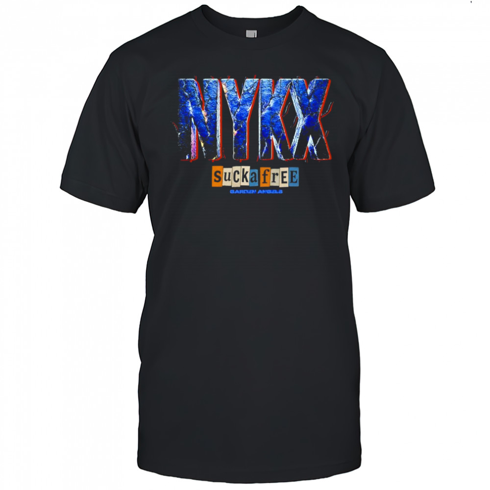 NYKX suck a free garden angels shirt
