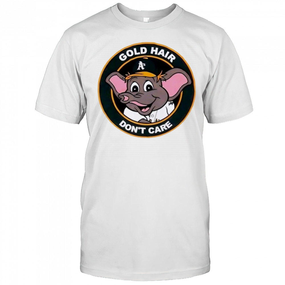 Oakland Athletics Gold Hair Don’t Care Baseball shirt