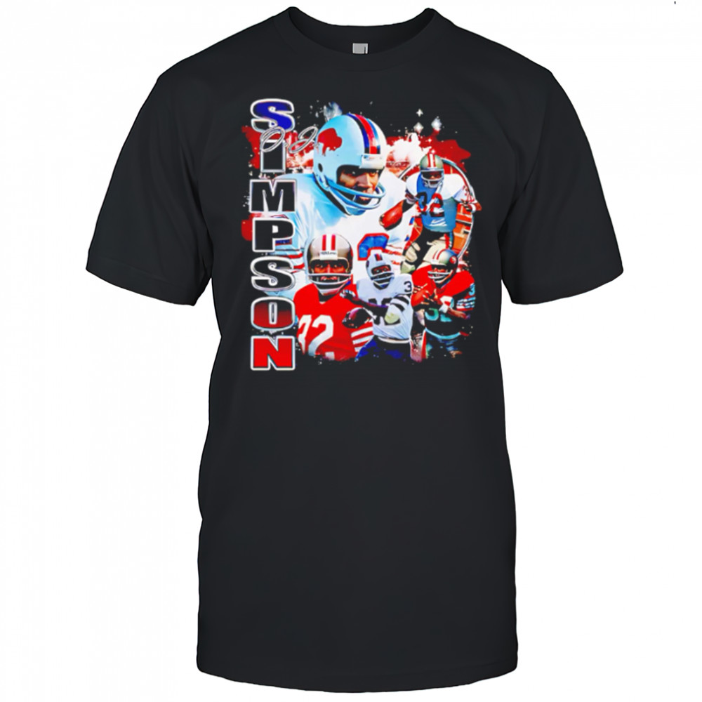 OJ Simpson 90s Style NFL shirt