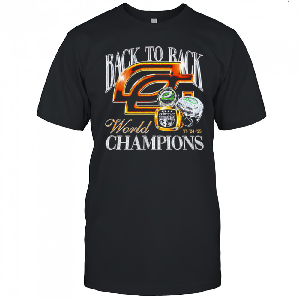 OpTic Gaming Back To Back World Champions shirt