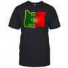 Oregon Ducks home divided shirt
