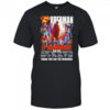 Original Superman 77th Anniversary 1948 2025 Thank You For The Memories Signatures Shirt