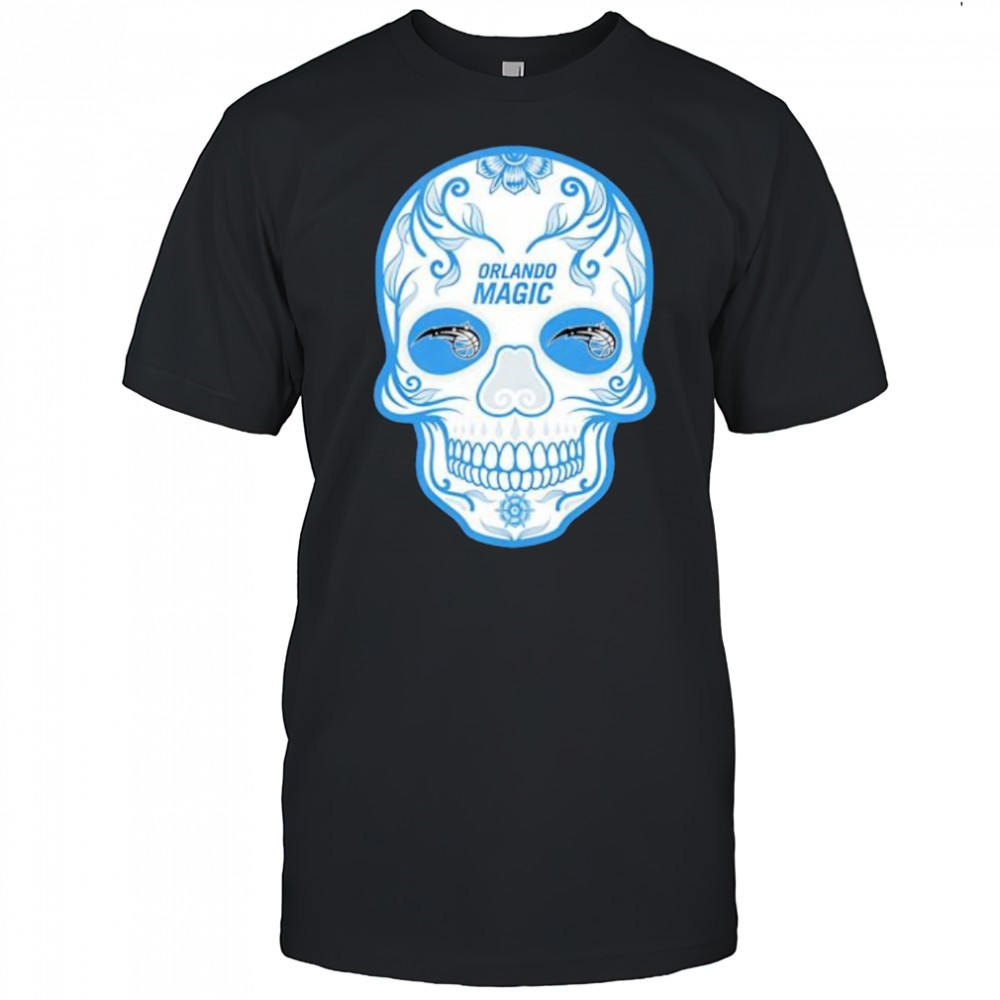 Orlando Magic Skull Printed shirt