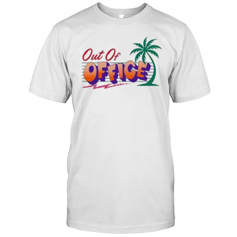 Out of office tropical shirt