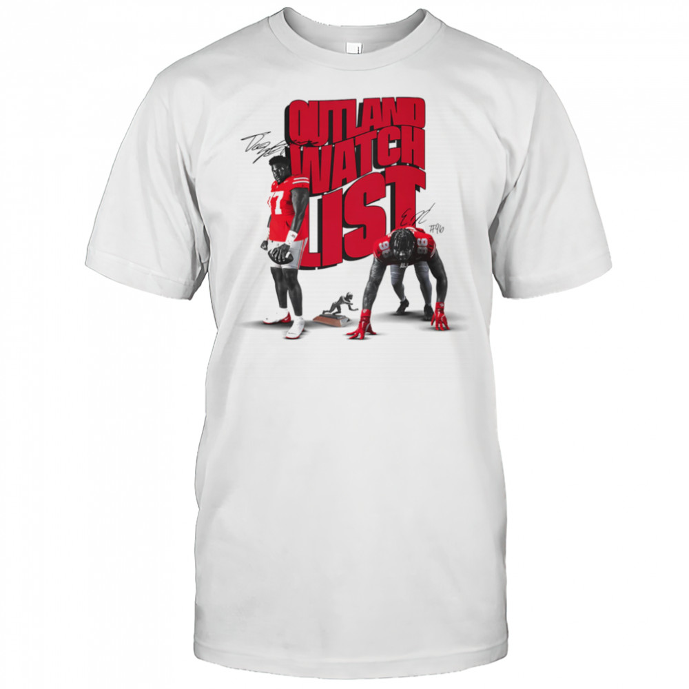 Outland watch list Houston Eddrick and Tegra Masta T Tshabola shirt