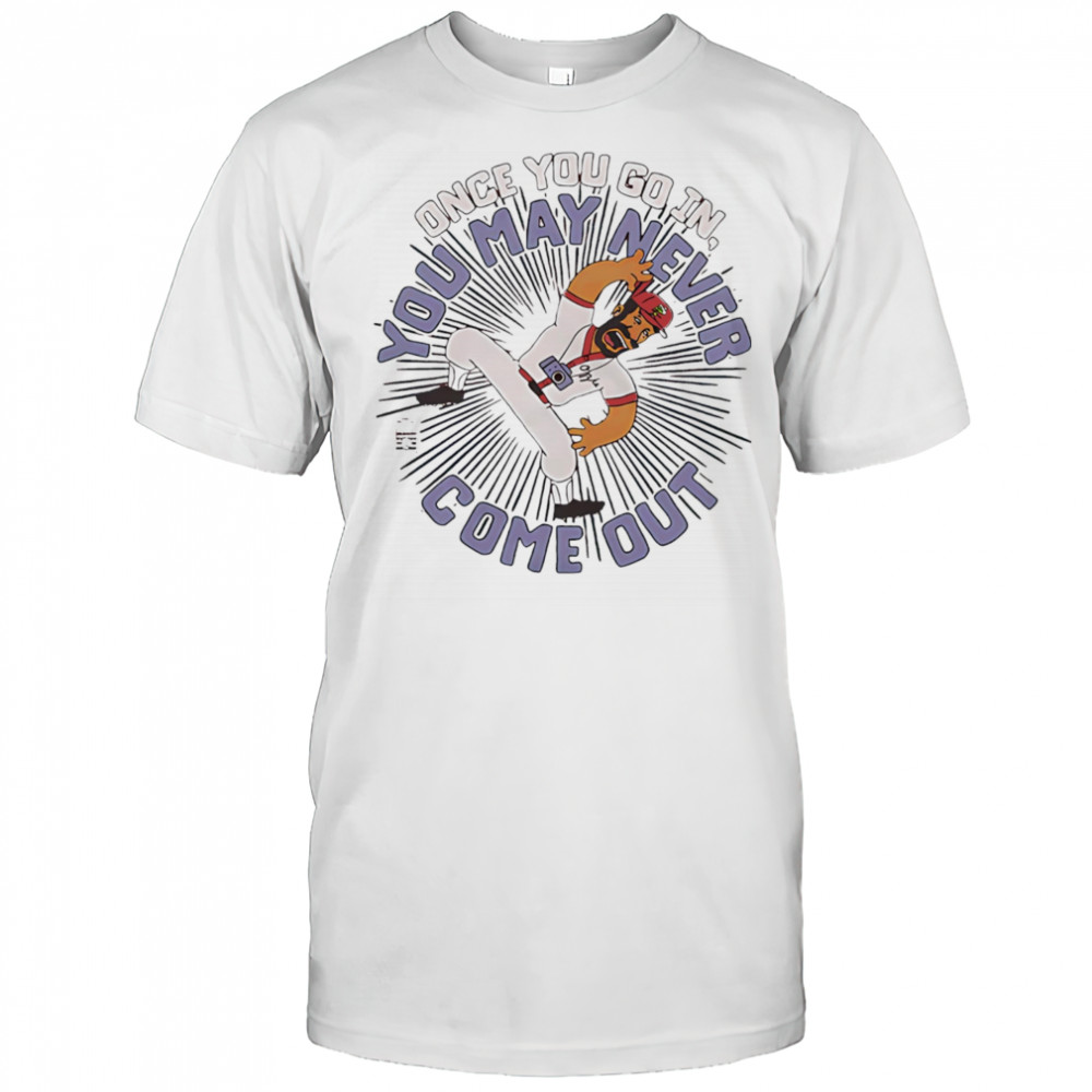Ozzie Smith You May Never Come Out cartoon shirt