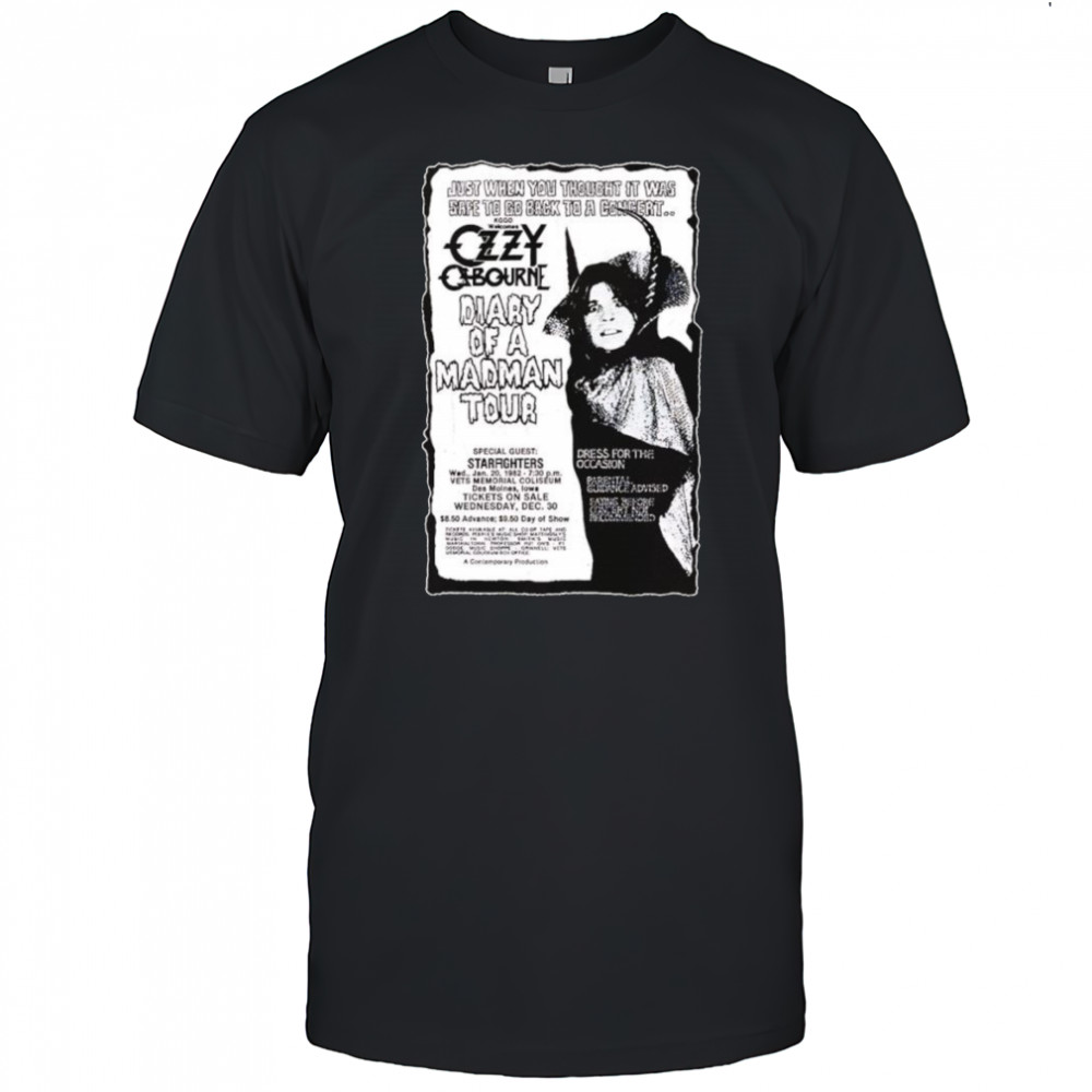 Ozzy Des Moines shirt