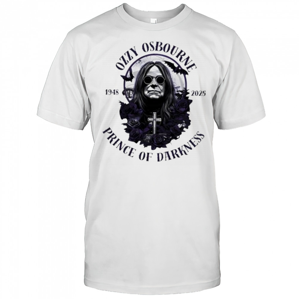 Ozzy osbourne memorial ozzy osbourne death shirt