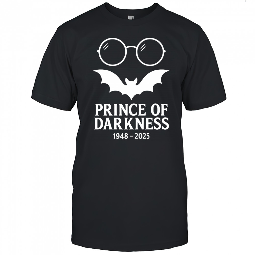 Ozzy Prince of darkness 1948 2025 shirt