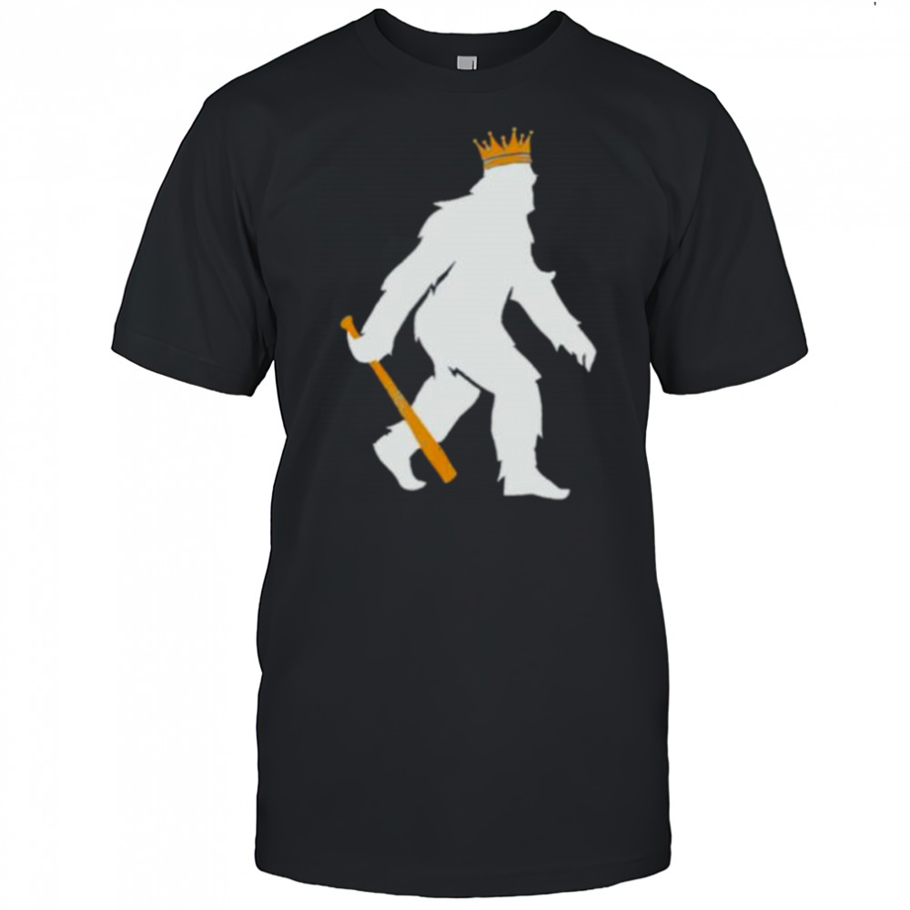 Pasquatch bigfoot crowned Kansas City Royals Baseball MLB shirt