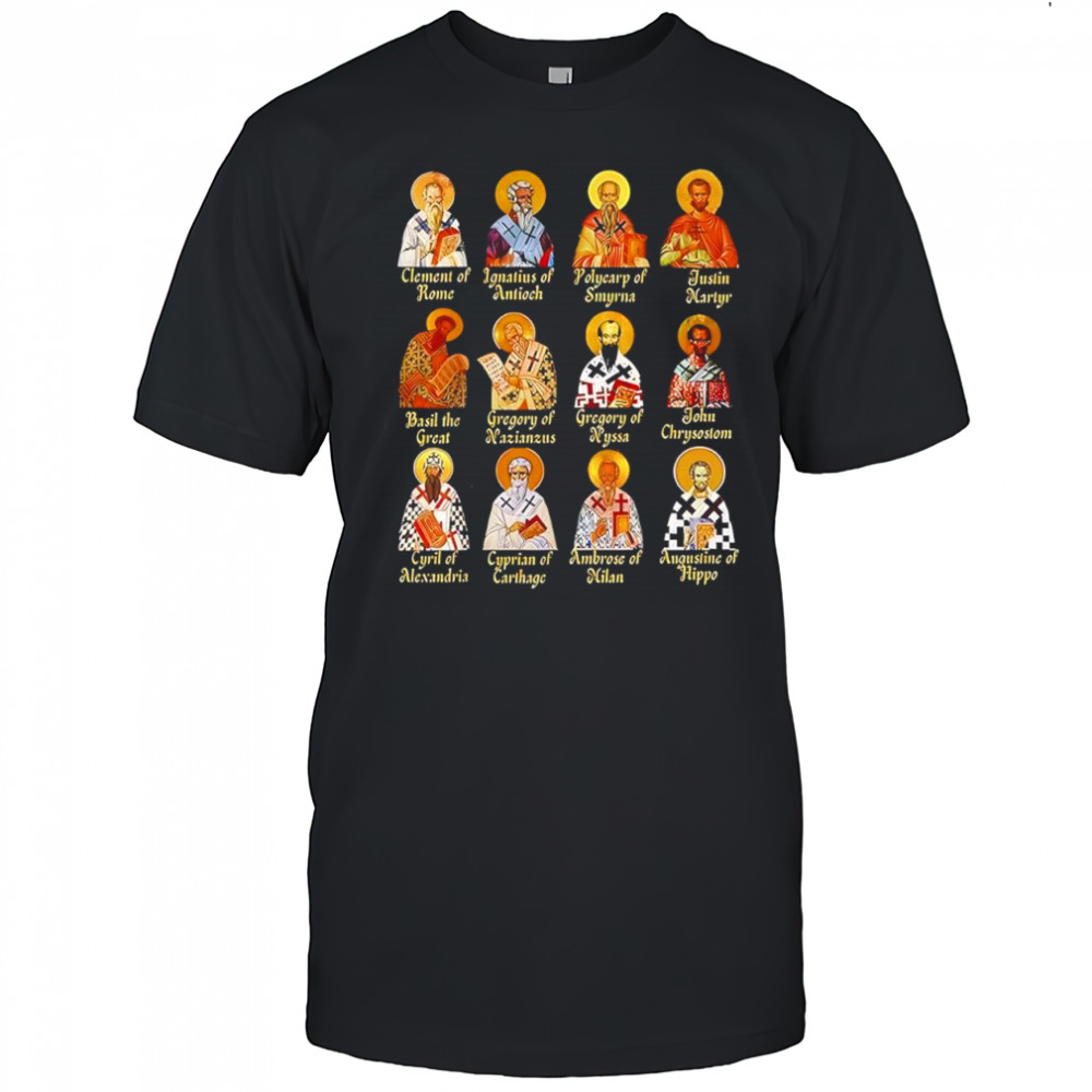 Patristic Church Fathers Augustine Ambrose Ignatius T-Shirt