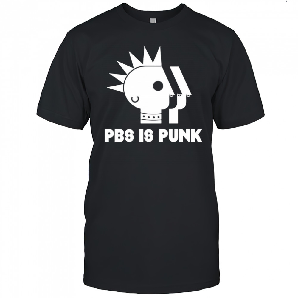 Pbs is punk graphic shirt