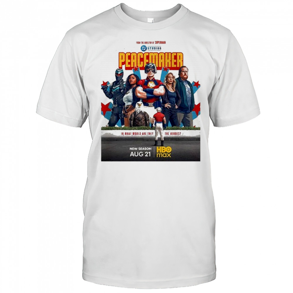 Peacemaker Season 2 Wall Reflection Art With Heroic Parody Theme On August 21 T shirts