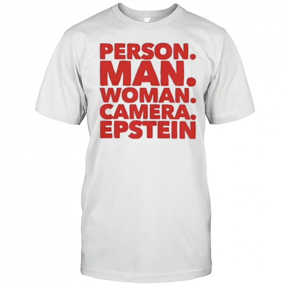 Person Man Woman Camera Epstein shirt