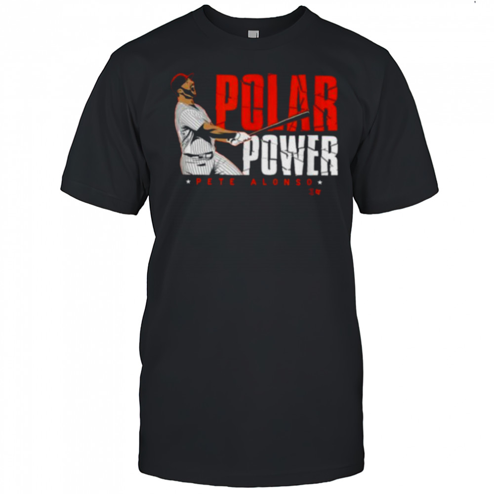 Pete Alonso Polar Power New York Baseball T Shirt