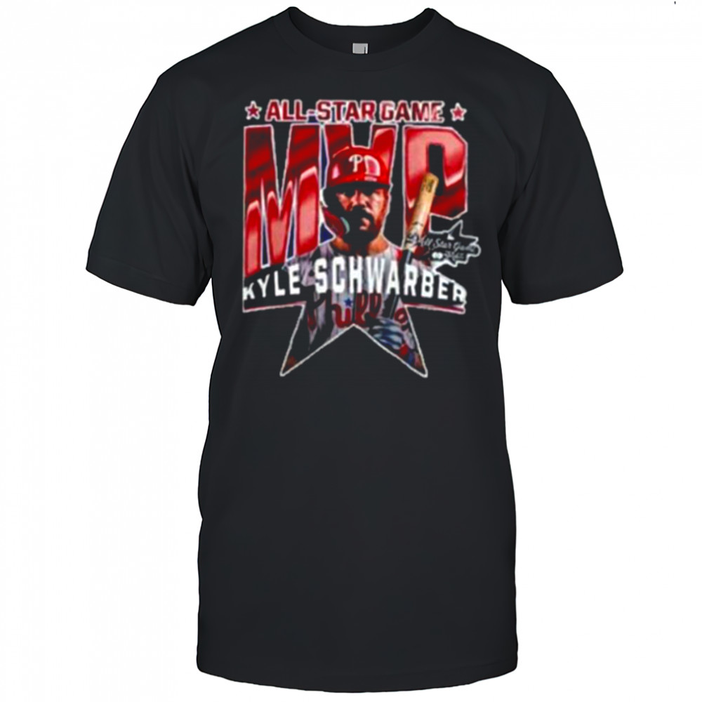 Philadelphia Phillies Kyle Schwarber 2025 MLB All Star Game MVP Graphic Two Sided Shirt