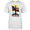 Pray for Texas cross and flag christian support shirt