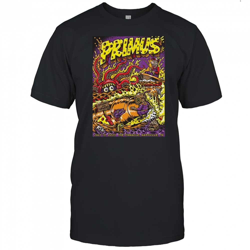 Primus July 13 2025 The Pinnacle Nashville TN Shirt