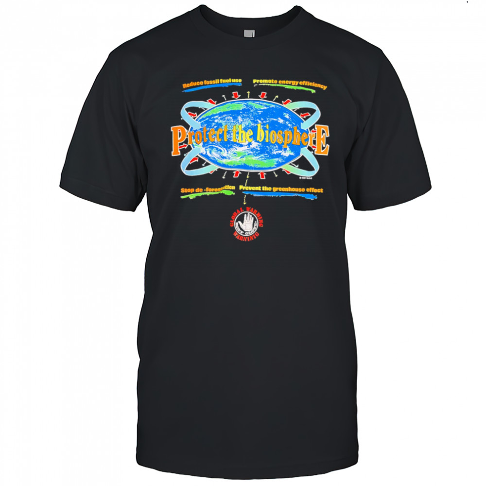 Protect the biosphere retro shirt