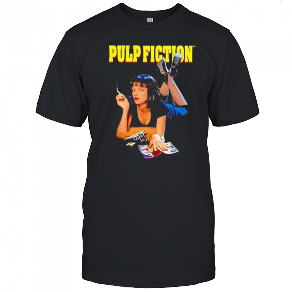 Pulp Fiction Mia smoking shirt