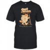 Raccoon out of breath hiking society shirt