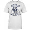 Raccoon with Pickles and Panic attacks art shirt