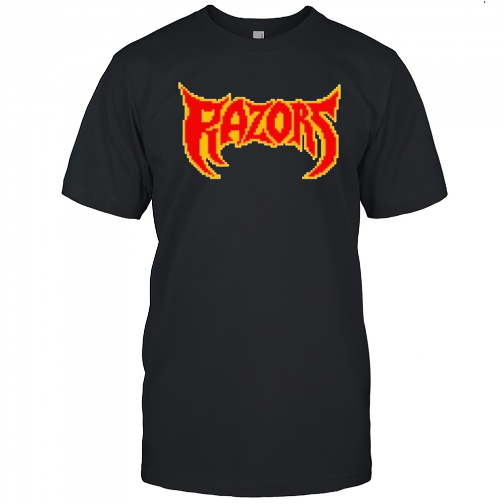 Razors Blockchain Pixel Logo T-Shirt