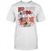Red White and Woof cartoon shirt