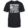 Retired US Army America Flag T-Shirt