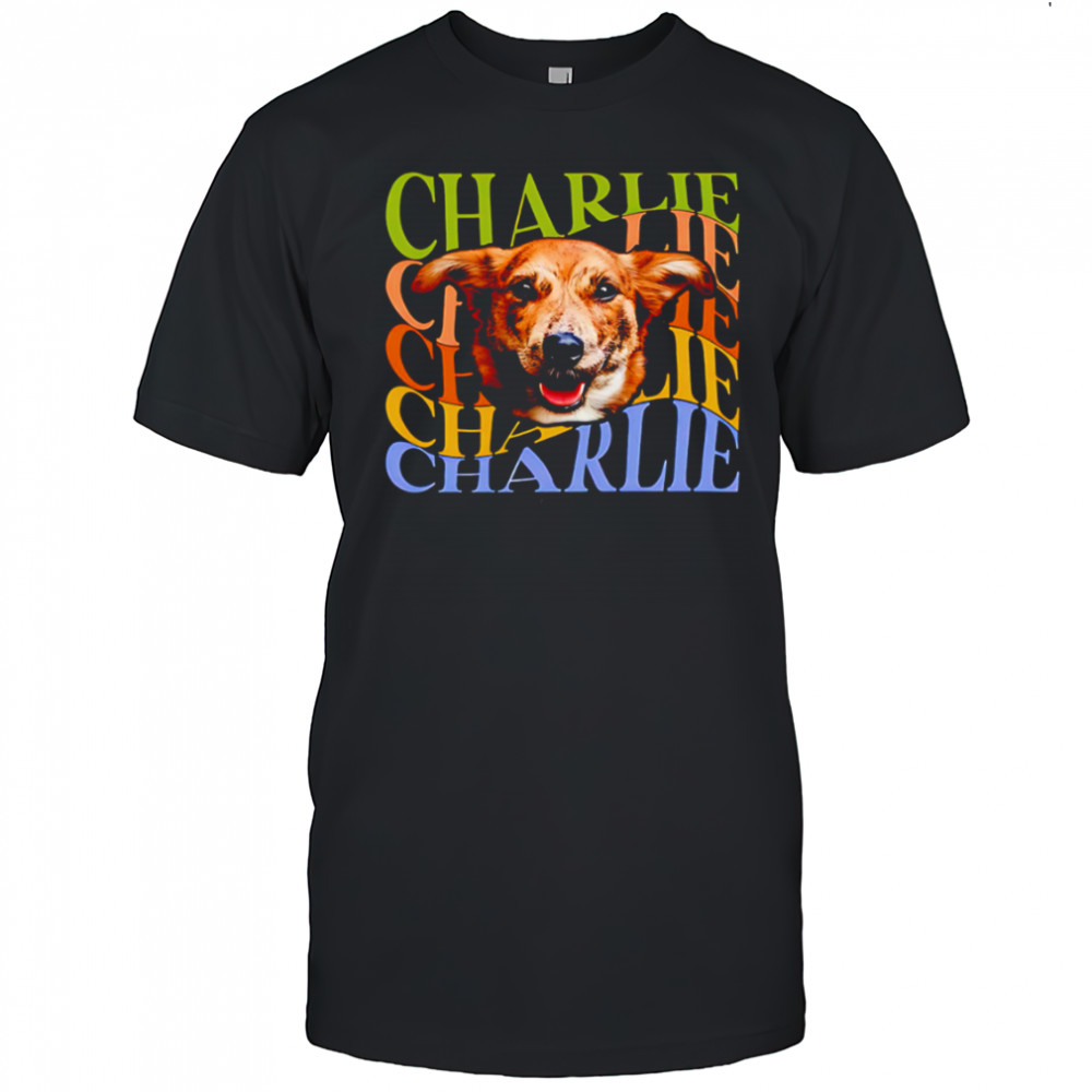 Retro Pet Dog Photo In Vintage Style shirt